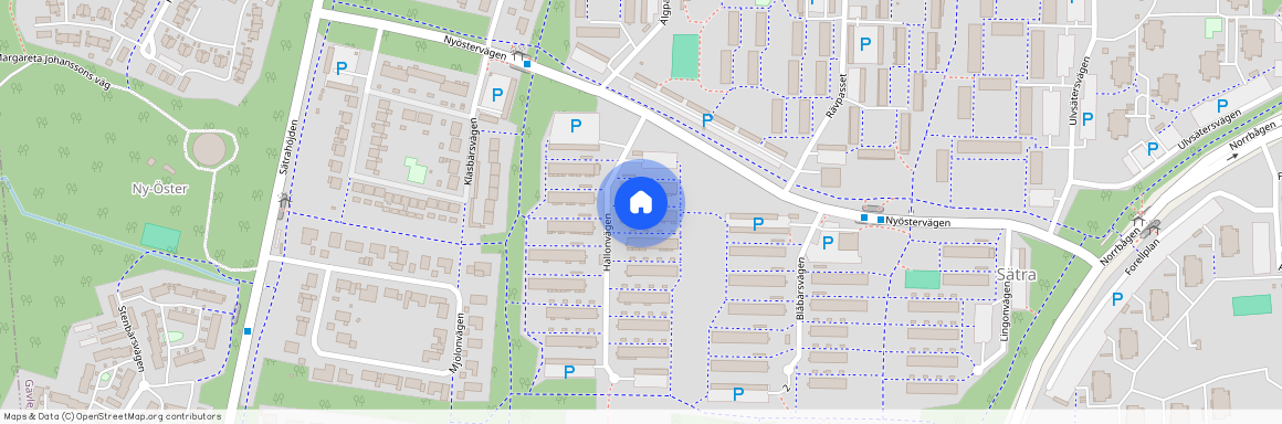 Hallonvägen 3 E, Sätra