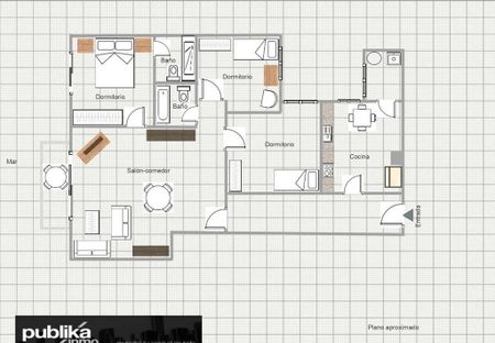 3 room luxury Flat for rent in Santa Pola, Valencia - Photo 4