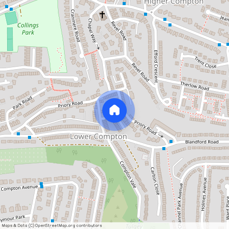 Priory Lawn Terrace - Two Double Bedroom Home in a Quiet Location