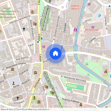 pl. Franciszka Smolki, Śródmieście Bielsko, Bielsko-Biała, śląskie