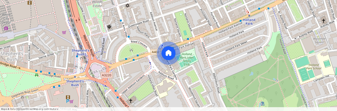 Holland Park Gardens, Holland, W14