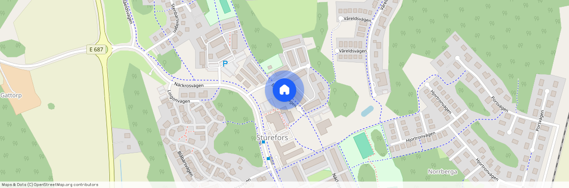 Björnbärsvägen, Sturefors