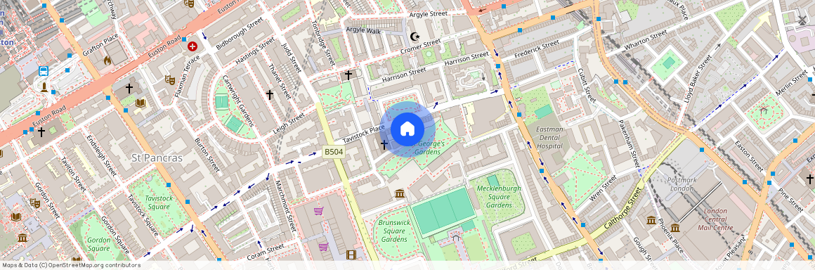 Regent Square, Bloomsbury, London, WC1H