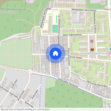 ul. Emilii Plater, Michałkowice, Siemianowice Śląskie, śląskie