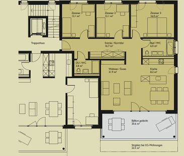 4.5-room apartment in the residential park Leuenfeld - Foto 6