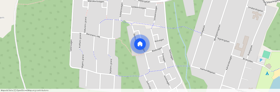 Barkvägen, Hovmantorp