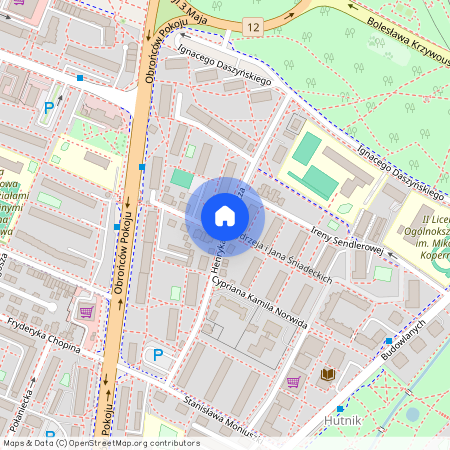 ul. Henryka Sienkiewicza, Głogów, głogowski, dolnośląskie