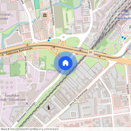 ul. Bolesława Chrobrego, Mokre, Toruń, kujawsko-pomorskie