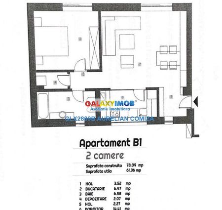 Apartament 2 camere Sisesti bloc nou/parcare inclusa - Photo 5