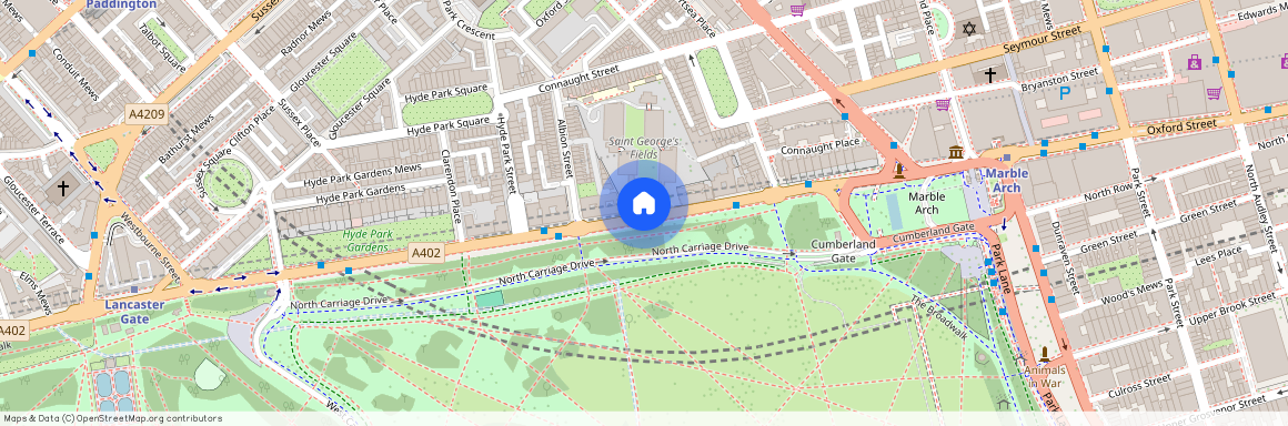 Hyde Park Place, Hyde Park Estate, London, W2