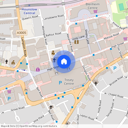 Trinity Square, Hounslow, TW3