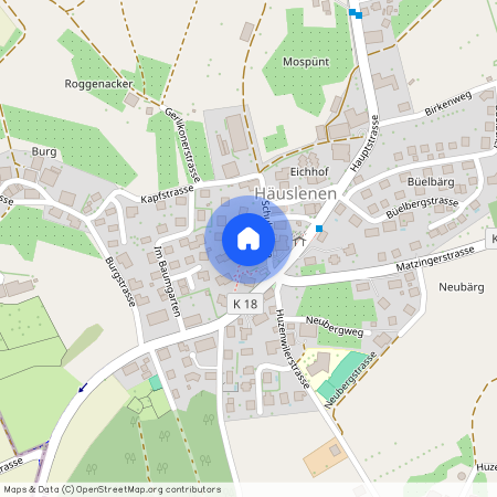 8522, Häuslenen, Zentrum