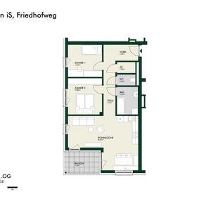 Lichtdurchflutete Erstbezugswohnung mit Balkon - Photo 2