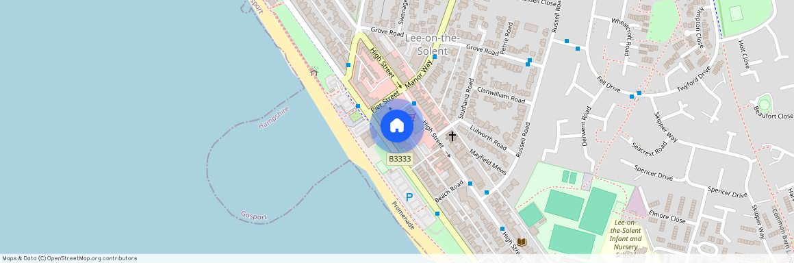 East Lodge, 2 Marine Parade East, Lee-on-the-Solent, Hampshire, PO13