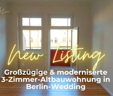 Großzügige 3-Zimmer-Altbauwohnung mit EBK I Balkon I Duschbad im Er... - Photo 1