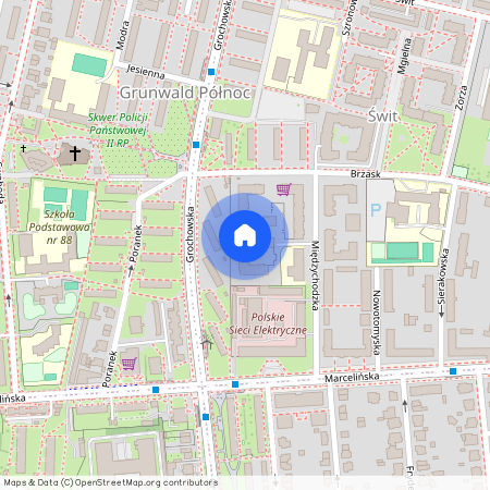 ul. Brzask, Świt, Grunwald, Poznań, wielkopolskie