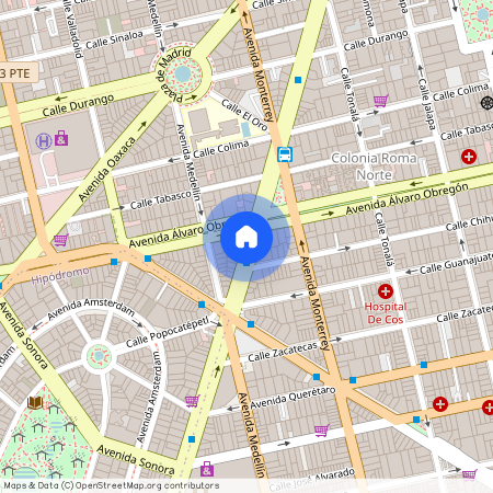 Avenida Insurgentes Sur, Colonia Roma Norte, C.P. 06700, Df / Cdmx