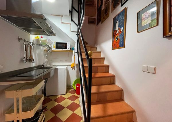 DISPONIBLE SÓLO EN JULIO: Alquiler mensual , estudio con terraza y vistas a la Catedral de Palma.