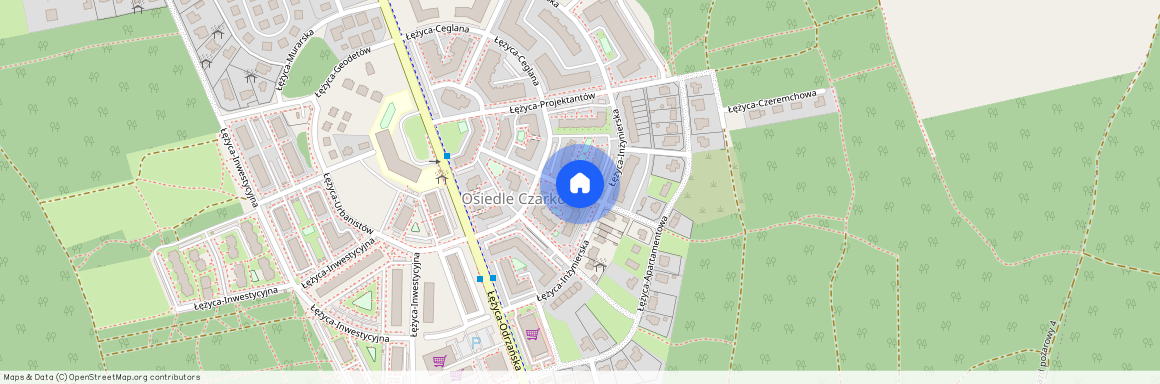 ul. Łężyca-Inżynierska, Łężyca, Zielona Góra, lubuskie