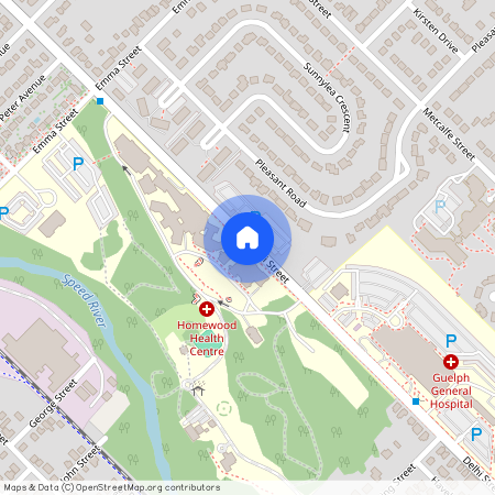 google map, Guelph, Guelph, Wellington, N1E 6K9