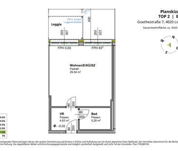 Ruhige 1 Zimmerwohnung im Herzen der Stadt - Nähe Landstraße - Foto 4