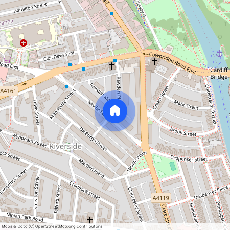 Flat 1 37 Neville Street, CF11 6LQ, Glamorgan, Cardiff