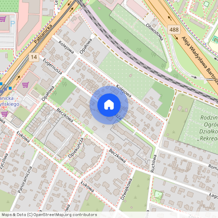 ul. Eugeniusza, Ruda Pabianicka, Górna, Łódź, łódzkie