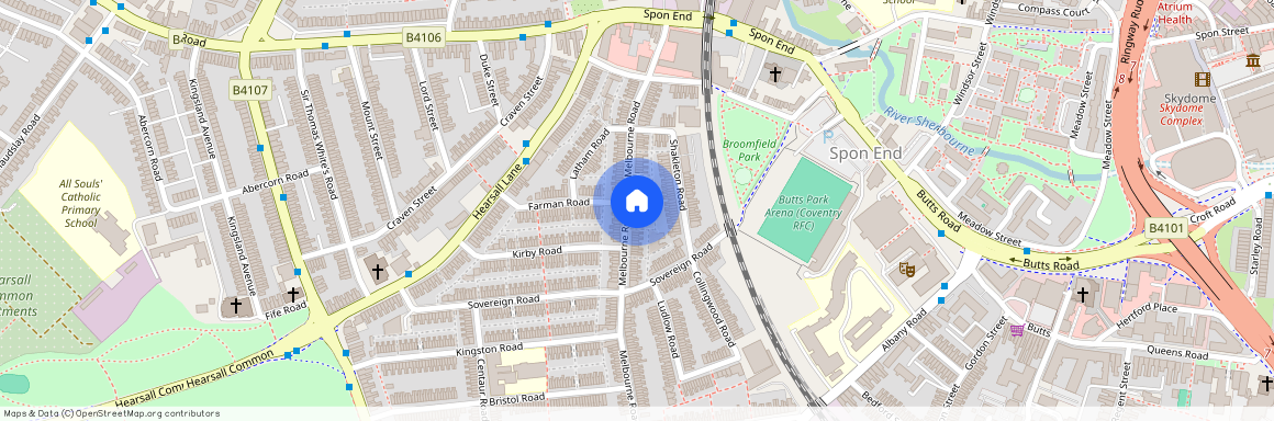 Melbourne Road, Earlsdon, Coventry
