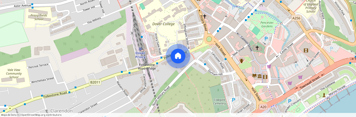 Folkestone Road, Dover, Kent, CT17