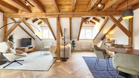 Exklusive 2-Zimmer Wohnung vollständig möbliert monatlich anmietbar - Foto 3