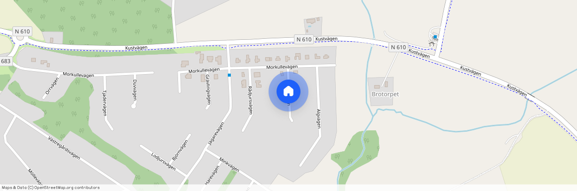 Hjortvägen, Haverdal