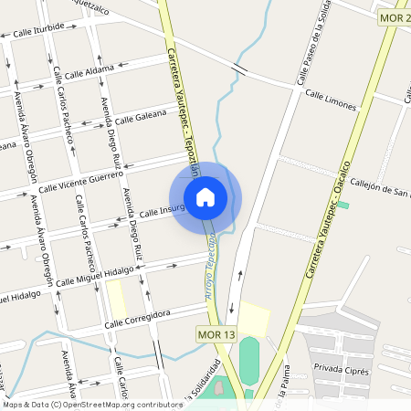 Calle Zaragoza, 62732 Yautepec, MOR, Mexico