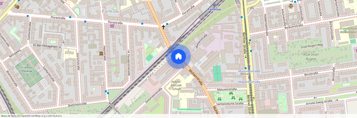 Mühlenstraße, 13187 Berlin-Bezirk Pankow, Germany