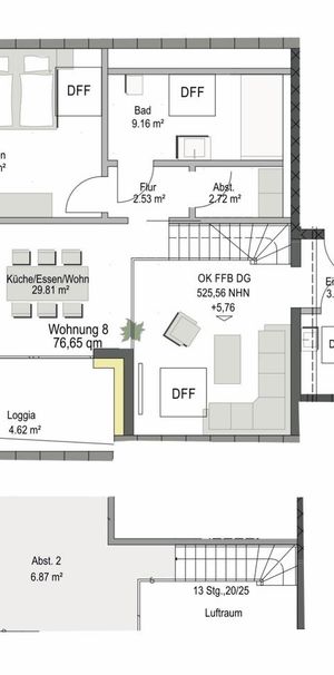 Erstbezug Dachgeschosswohnung / Loggia 76m² Simmerath/Steckenborn - Photo 1