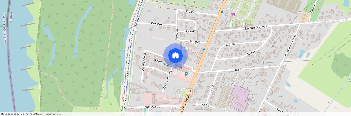 Osiedle Komes 1, Słubice, Słubice, słubicki, lubuskie