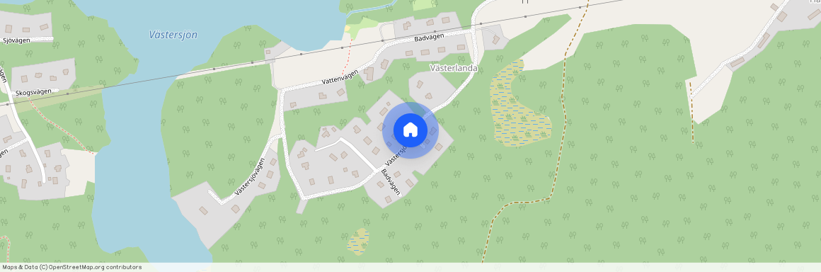 Västersjövägen, Västerlanda