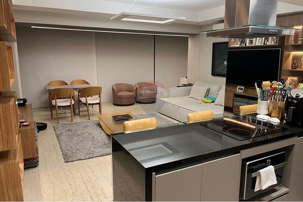 Apartamento no Brooklin com 85 metros - 1 dormitório com suíte - sala com escritório - mobiliado - Photo 1