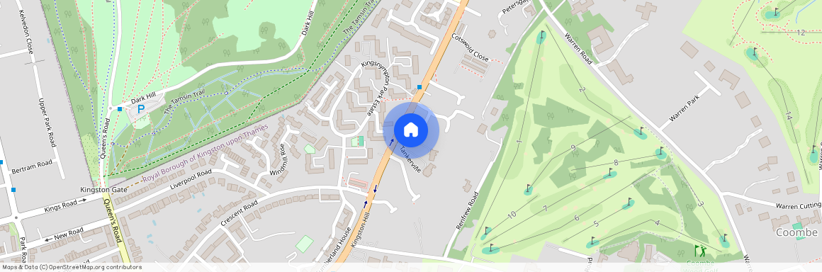 Kingston Hill Kingston upon Thames KT2, Kingston upon Thames, KT2