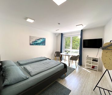 Zur Vermietung: möbliertes 1 Zimmer-Apartment im schönen Riegel - Foto 2