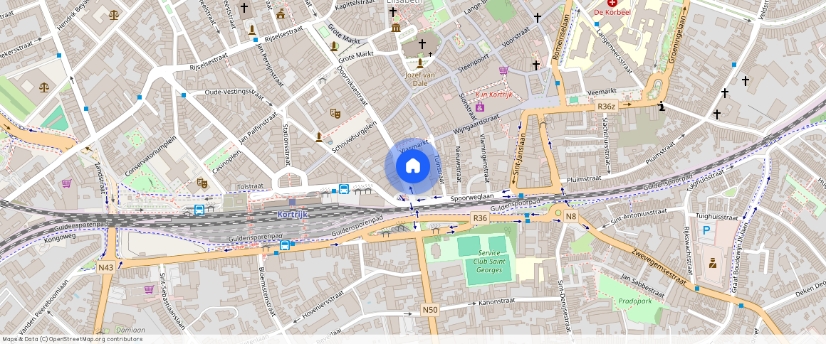 Doorniksestraat **, kamer 3, 8500, Kortrijk