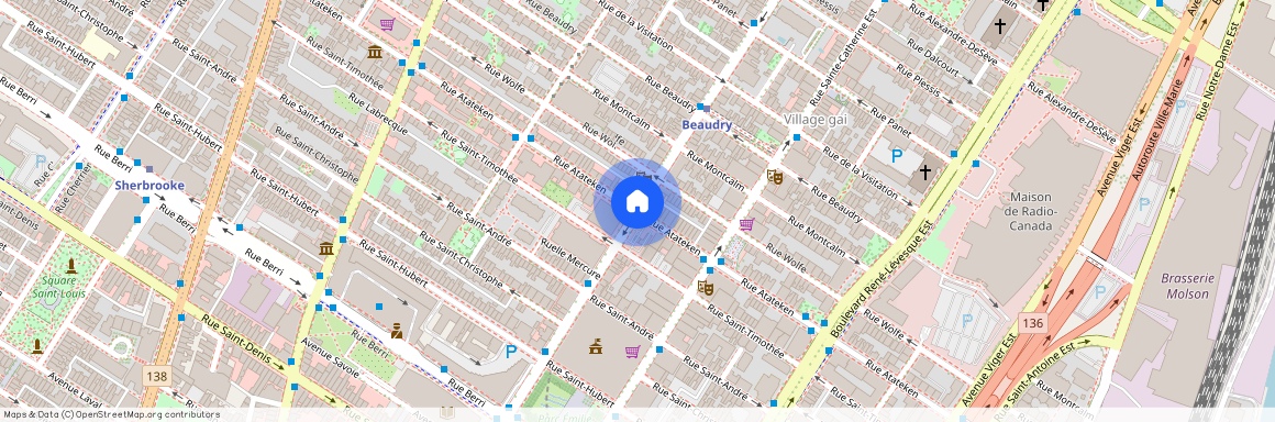 360, Rue Atateken, app. 305, Montréal (Ville-Marie)