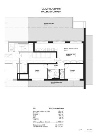 Exklusive 3.5-Zimmerdachwohnung mit grosser Dachterrasse im beliebten Paulusquartier - Foto 2