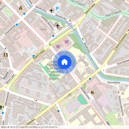 ul. ks. Marcina Strzody, Śródmieście, Gliwice, śląskie