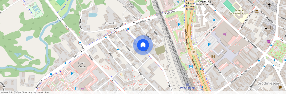 ul. Miła, Włocławek, kujawsko-pomorskie