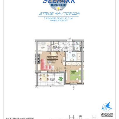 Traumhafte moderne 2-Zimmerwohnung im Seepark Vösendorf zu vermieten - VÖSENDORF - Photo 3