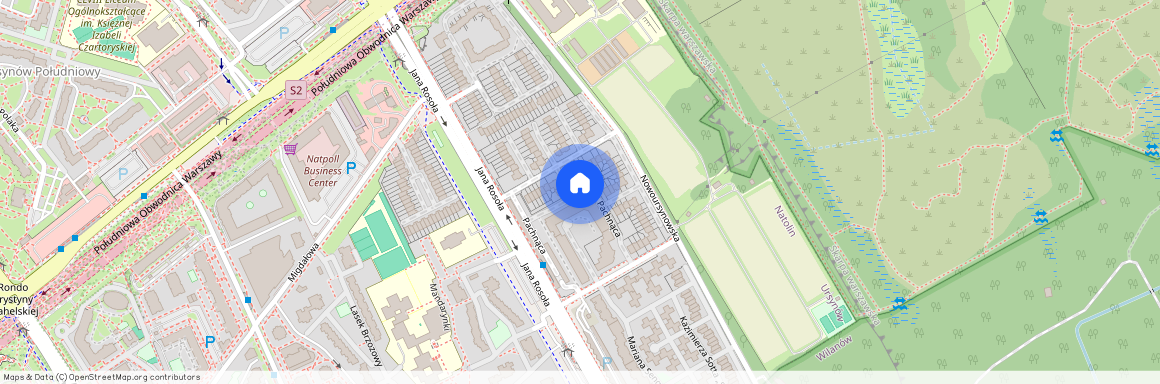 ul. Pachnąca, Natolin, Ursynów, Warszawa, mazowieckie