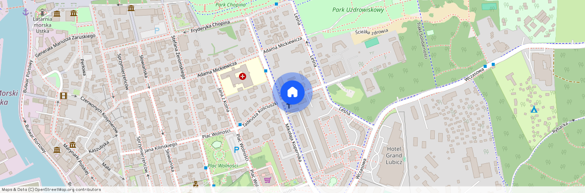 ul. Tadeusza Kościuszki, Ustka, słupski, pomorskie