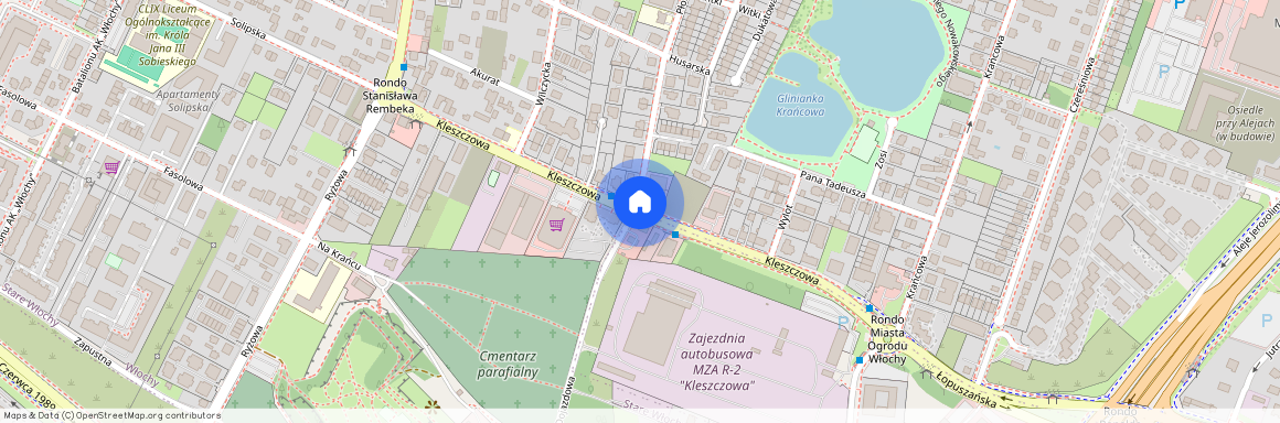 ul. Kleszczowa, Stare Włochy, Włochy, Warszawa, mazowieckie