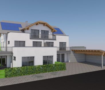 Neubau 3 Zimmer Wohnung mit XXL Terrasse, Garten & Carport - Foto 3