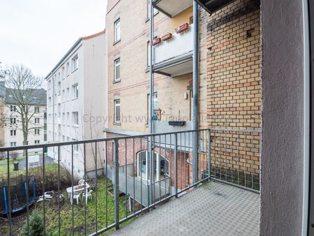 2 Zimmer Singlewohnung in Plauen zur Miete - Stadtzentrum - mit Balkon und Badewanne - Foto 4